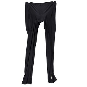 Canari Cycling Leggings Mens XL Black Padded Bike Pants Chamois Made USA Lycra‎